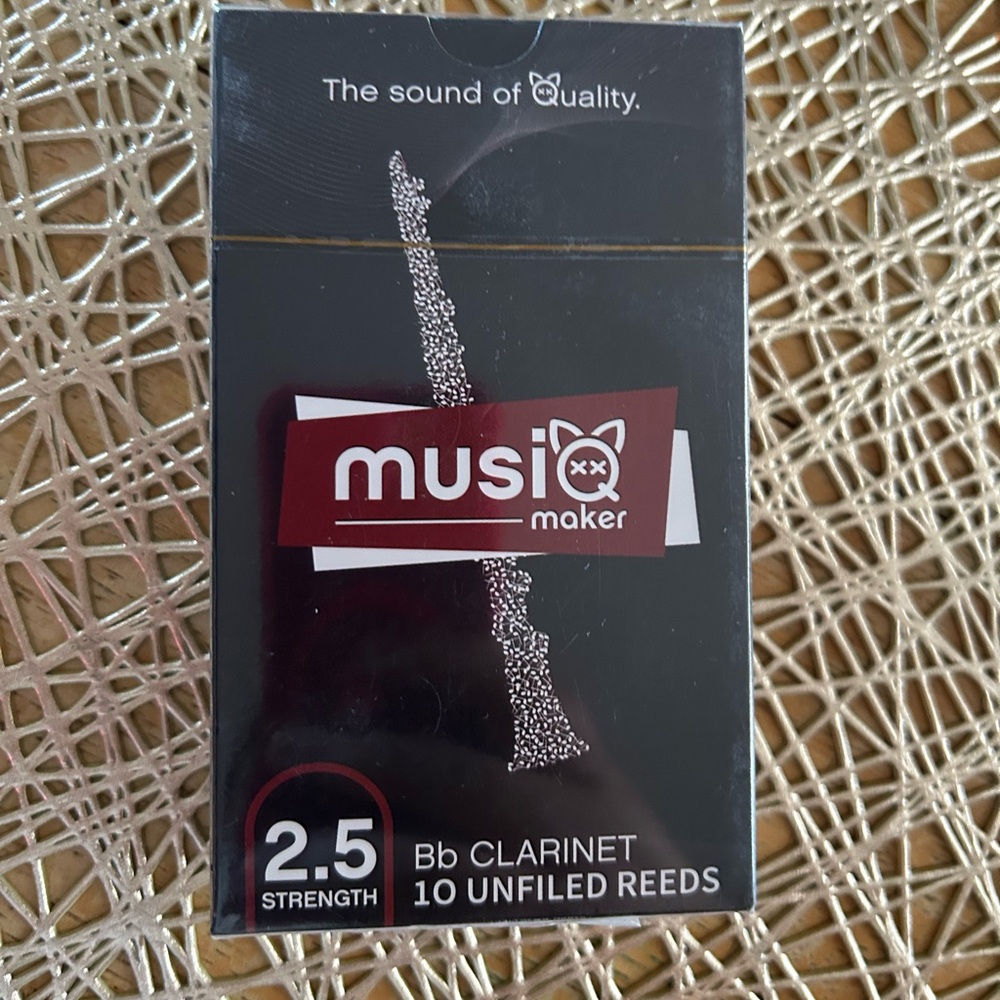 Musiq Maker Bb Clarinet Reeds 2.5 Strength - Picture 4 of 4